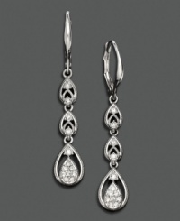 These open-leaf earrings by Eliot Danori ramp up the style for your extra-special look. In crystal accents and silvertone mixed metal. Approximate length: 2 inches. These open-leaf earrings by Eliot Danori ramp up the style for your extra-special look. In crystal accents and silvertone mixed metal. Approximate length: 2 inches.