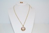 Charter Club Boxed Set Necklace Earrings Gold Tone set