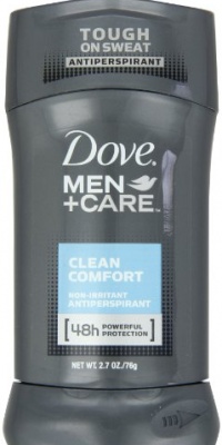 Dove Men + Care, NonIrritant Antiperspirant, Clean Comfort, 2.7oz (Pack of 2) Dove Men + Care, NonIrritant Antiperspirant, Clean Comfort, 2.7oz (Pack of 2)