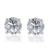 14k Gold, Round, Diamond Stud Earrings (1/3 cttw, I-J Color, I1-I2 Clarity)