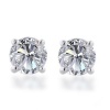 14k Gold, Round, Diamond Stud Earrings (1/3 cttw, I-J Color, I1-I2 Clarity)