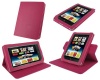 rooCASE Dual-View Multi Angle (Magenta) Leather Folio Case Cover for Barnes and Noble NOOK Tablet / NOOKcolor Nook Color eBook Reader (NOT Compatible with NOOK HD)