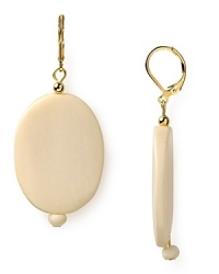 A bold shape in a vintage tone, Kenneth Jay Lane's enamel drop earrings are a Mod-chic accessory choice. Slip them in to swing it '60's style. A bold shape in a vintage tone, Kenneth Jay Lane's enamel drop earrings are a Mod-chic accessory choice. Slip them in to swing it '60's style.