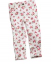 GUESS Kids Girls Baby Printed Knit Jeggings (12 - 24m), PRINT (18M)
