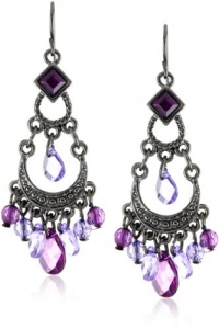 1928 Jewelry Purple Chandelier Earrings 1928 Jewelry Purple Chandelier Earrings