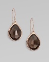 From the Rock Candy® Collection. Rich smokey quartz stones in 18k gold and sterling silver with a warm 18k rose goldplating. Smokey quartz18k gold and sterling silver with 18k rose goldplatingDrop, about 1¼Hook backImported 