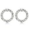 Studio 925 Cubic Zirconia Eternity Sterling Silver Earrings