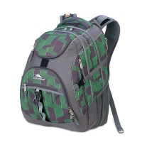 High Sierra Access Backpack (20 x 15 x 9.5-Inch, Green/Gray Print) High Sierra Access Backpack (20 x 15 x 9.5-Inch, Green/Gray Print)