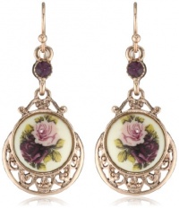1928 Jewelry Rose Gold Amy Flower Dangle Earrings 1928 Jewelry Rose Gold Amy Flower Dangle Earrings