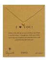 Make a heartfelt statement with this 14-karat gold dipped necklace from Dogeared. Simple yet striking, this piece is a perfect way to remind someone special that they've got your heart.