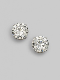 EXCLUSIVELY AT SAKS. A must-have classic design in sparkling cubic zirconia.Cubic zirconia Sterling silver Post backs Diameter, about ¼ Imported EXCLUSIVELY AT SAKS. A must-have classic design in sparkling cubic zirconia.Cubic zirconia Sterling silver Post backs Diameter, about ¼ Imported