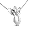 Sterling Silver Guardian Angel Gift Pendant on Snake Chain Necklace