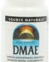 Source Naturals DMAE, 351mg, 100 Tablets