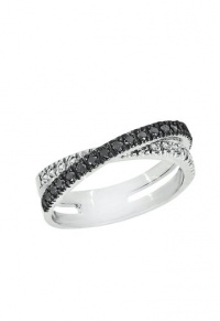 Effy Jewlery Prism Caviar Black and White Diamond Ring, .50 TCW Ring size 7 Effy Jewlery Prism Caviar Black and White Diamond Ring, .50 TCW Ring size 7