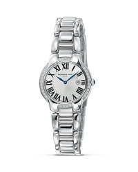 The diamond-set bezel adds icy sparkle to Raymond Weil's cool, classic Jasmine timepiece. The diamond-set bezel adds icy sparkle to Raymond Weil's cool, classic Jasmine timepiece.