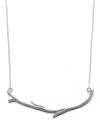 Branch out! Studio Silver's chic pendant necklace features an intricate tree branch design in sterling silver. Approximate length: 18 inches. Approximate drop: 2 inches.