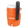Igloo 10 Gallon Seat Top Beverage dispenser with spigot and Cup Dispenser