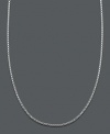 A fabulous find you'll love forever. Wear alone or show off your favorite pendant on this box chain crafted in sterling silver; by Giani Bernini. Approximate length: 20 inches.