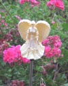 Color Changing Angel Solar Powered Garden Yard Stake, 4 Tall of Angel Figurine