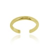18K Gold over Sterling Silver Polished Toe Ring