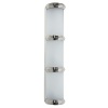 Influenced heavily by art deco and modern architecture, this wall sconce fits perfectly in any modern home.