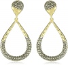Judith Jack Gold Sea Gold-Plated Sterling Sillver Marcasite Pave Tear Drop Earrings