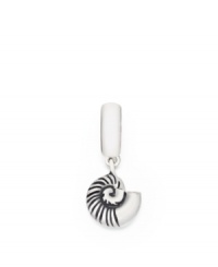 Conjure the calmness of the shore with this lovely sterling silver shell charm. Donatella is a playful collection of charm bracelets and necklaces that can be personalized to suit your style! Available exclusively at Macy's. Conjure the calmness of the shore with this lovely sterling silver shell charm. Donatella is a playful collection of charm bracelets and necklaces that can be personalized to suit your style! Available exclusively at Macy's.