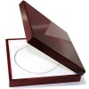 Large Cherry Wood Necklace Jewelry Gift Box