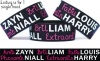 Amazayn Fabulouis Phenomeniall Brilliam Extraordinharry One Direction Wristband