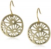 Kenneth Cole New York Gold-Tone Openwork Disk Earrings