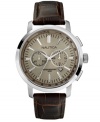 Classically handsome with a versatile look, this chronograph watch from Nautica never skips a day.