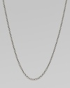 Sterling silver and 14K yellow gold chain necklace. Lobster claw clasp 72 long Made in USA