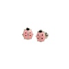 Elegant Baby Ladybug Earrings