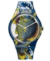 Inspired by colorful tattoo designs, this Waved Koi watch from Swatch unleashes your rebellious side.