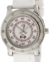 Juicy Couture Women's 1900417 HRH Stainless-Steel White Jelly Strap Watch