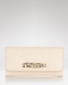 Simple, sophisticated and sized for soirees. MARC BY MARC JACOBS leather clutch is destined to become your new after-hours favorite.