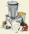 Bayou Classic 1195 Stainless-Steel 32-Quart Turkey-Fryer Kit with Stainless-Steel Burner