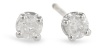 Boxed Sterling Silver Diamond Stud Earrings (1/10 cttw, J-K Color, I2-I3 Clarity)