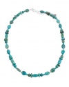 Barse Sterling Silver Single Strand Turquoise Necklace