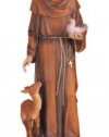 5-Inch Saint Francis Holy Figurine Religious Decoration Statue Decor