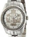 Marc Ecko Men's E12596G1 The Utmost 3-Hand Silver Bracelet with Stone Watch