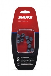 Shure EASFX1-10M Medium Soft Flex Sleeves (10 Included/5 Pair) for SE115, SE315, SE425 & SE535 Earphones (Black) Shure EASFX1-10M Medium Soft Flex Sleeves (10 Included/5 Pair) for SE115, SE315, SE425 & SE535 Earphones (Black)
