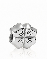 A classic symbol of good luck, the four-leaf clover charm is a PANDORA collection essential. A classic symbol of good luck, the four-leaf clover charm is a PANDORA collection essential.