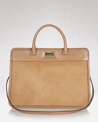 Crafted from calf hair with leather accents, Max Mara's softly structured satchel is your fashion fast-track to ladylike style. On duty or off, it adds instant sophistication. Crafted from calf hair with leather accents, Max Mara's softly structured satchel is your fashion fast-track to ladylike style. On duty or off, it adds instant sophistication.