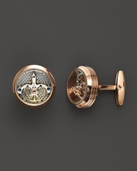 TF Est. 1968 18K Rose Gold-plated Tourbillon Cufflinks TF Est. 1968 18K Rose Gold-plated Tourbillon Cufflinks