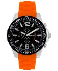 Drink up the warm colors on this sporty silicone watch from Unlisted. Drink up the warm colors on this sporty silicone watch from Unlisted.