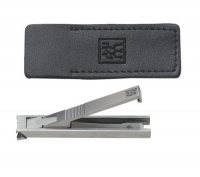 Pour Homme Ulta Slim Nail Clipper in Black Leather Pouch Pour Homme Ulta Slim Nail Clipper in Black Leather Pouch