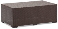 Strathwood Griffen All-Weather Wicker Coffee Table, Dark Brown Strathwood Griffen All-Weather Wicker Coffee Table, Dark Brown