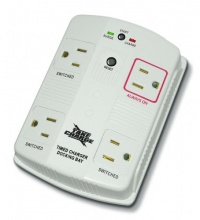 Take Charge Smart Power Strip Energy Saving Surge Protector with One Button 3 Hour Timer 4- Outet - UTC4W Take Charge Smart Power Strip Energy Saving Surge Protector with One Button 3 Hour Timer 4- Outet - UTC4W
