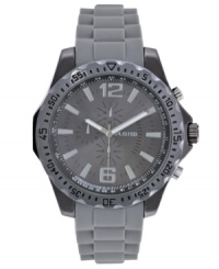 Emerge from the shadows with this gray-hued timepiece from Unlisted. Emerge from the shadows with this gray-hued timepiece from Unlisted.
